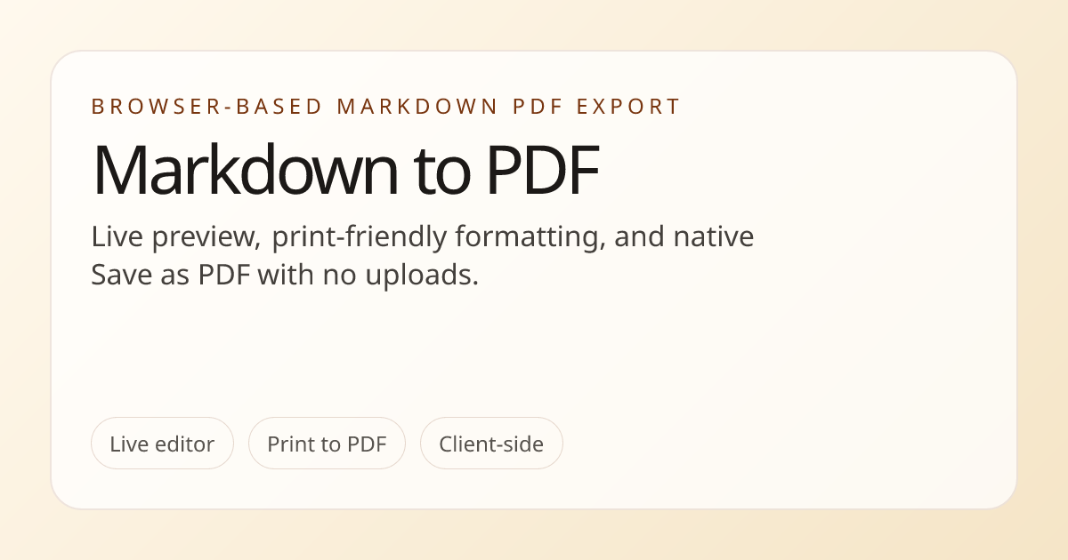 Print Markdown Online | Markdown to Paper